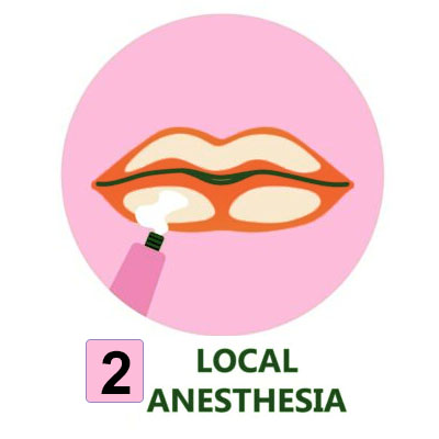 local anestheesia - خدمات التخدير الموضعي في عيادة الدكتورة فخرية